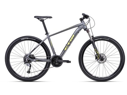 CTM RAMBLER 1.0 (27,5") MATNÁ ŠEDÁ/ŽLTÁ 2020
