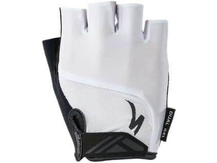 SPECIALIZED Men's Body Geometry Dual-Gel Gloves White