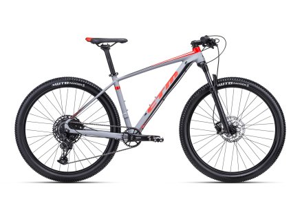CTM RASCAL 2.0 (27,5") MATNÁ ŠEDÁ/ČERVENÁ 2020 (Veľkosť: 21")
