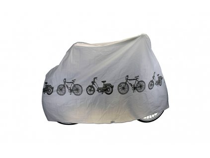 Plachta na bicykel šedá XL
