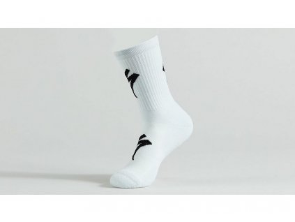 SPECIALIZED Techno MTB Tall Logo Socks Dove Grey