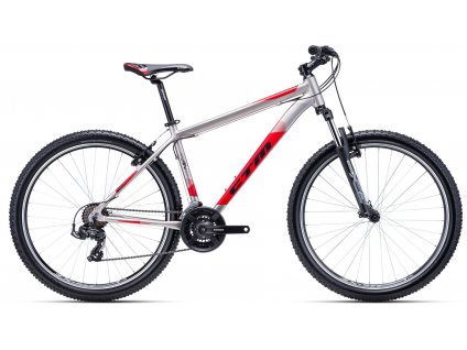 CTM Rein 1.0 27.5" Matná Sivá/Červená  Horský bicykel