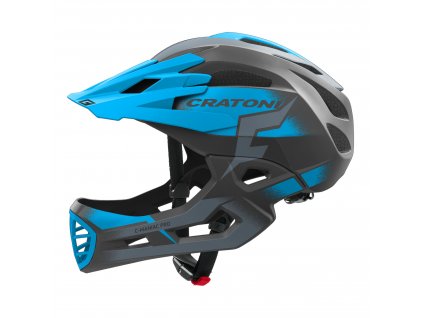 CRATONI C-Maniac Pro Grey Blue Matt  Integrálna prilba na bicykel