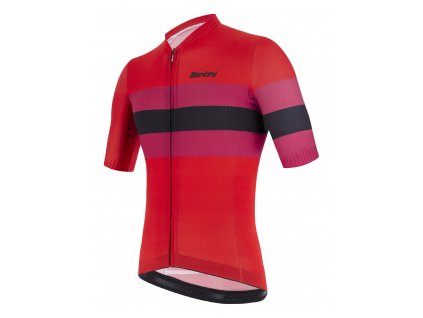 SANTINI Sleek Bengal Eco Jersey Red