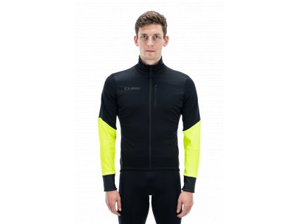 CUBE Blackline Softshell Jacket Safety Black n Neon Yellow