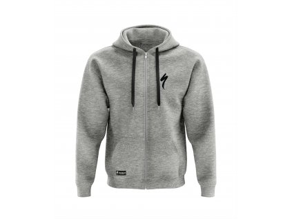 SPECIALIZED S-Logo Full Zip-Hoodie Grey Men