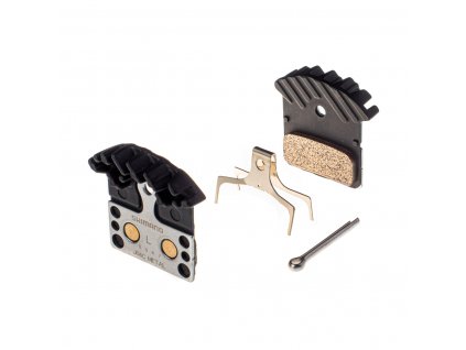 Brzdové Doštičky/Platničky SHIMANO METAL s chladičom J04C XTR/XT/SLX/ALFINE/SHIMANO (Variant Shimano)