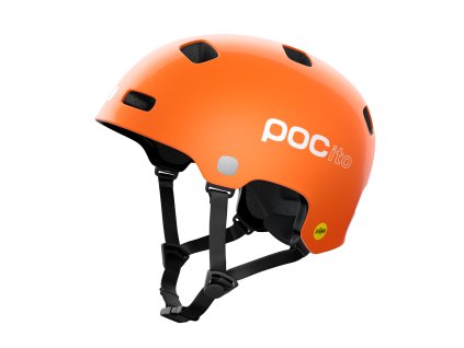 POC POCito Crane MIPS Fluorescent Orange  Cyklistická prilba