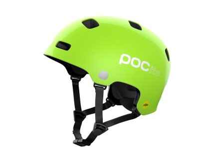 POC POCito Crane MIPS Fluorescent Yellow/Green  Cyklistická prilba