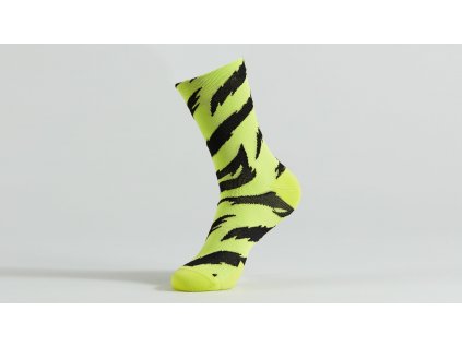 SPECIALIZED Soft Air Tall Socks Hyper Green Lightning