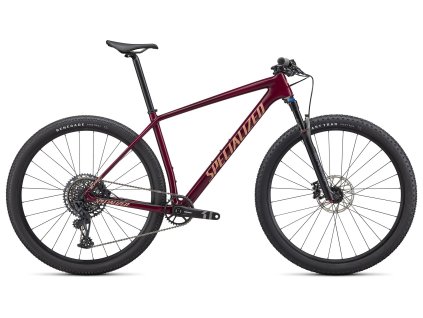 SPECIALIZED Epic Hardtail Comp Gloss Maroon/Ice Papaya  Horský bicykel