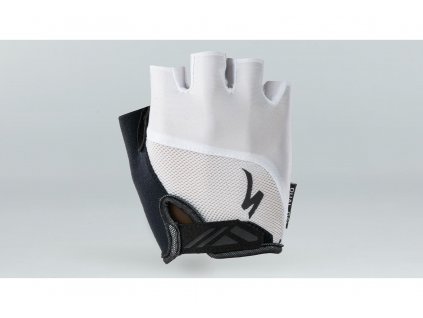 SPECIALIZED Women's Body Geometry Dual-Gel Short Finger Gloves White