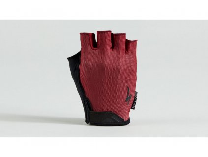 SPECIALIZED Women's Body Geometry Sport Gel Short Finger Gloves Maroon