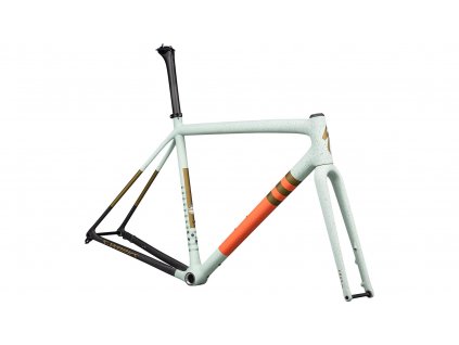 SPECIALIZED S-Works Crux Frameset Gloss White Sage/Cactus Bloom/Midnight Shadow Speckle