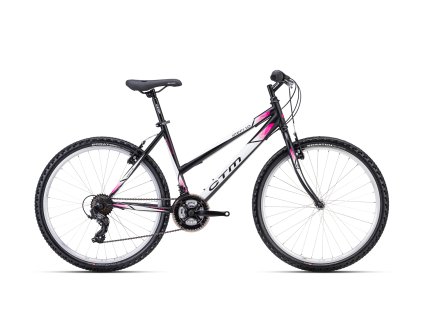 CTM Stefi 1.0 Matná Čierna/Ružová  Horský bicykel