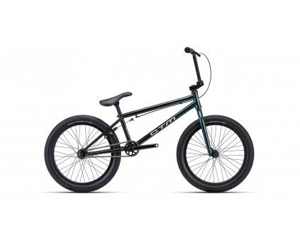 CTM Pop 20" Crmo Čierna/Tmavozelená  BMX bicykel