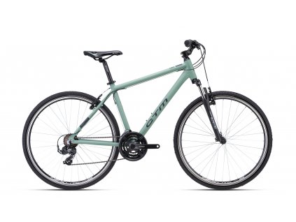 CTM Tranz 1.0 Sivozelená Krosový bicykel