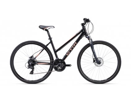 CTM Maxima 3.0 Čierna Perleť/Svetloružová  Krosový bicykel