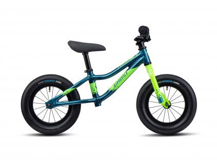 GHOST Powerkiddy 12 Dirty Blue/Metallic Lime Green Gloss