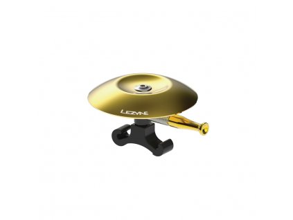 LEZYNE Classic Shallow Brass Bell Black zvonček mosadzný mosadzno-čierny