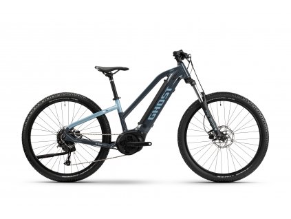 GHOST E-Teru Essential 27.5 B500 Grey/Blue  Horský elektrobicykel