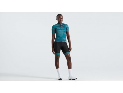 SPECIALIZED Women's SL Blur Short Sleeve Jersey Tropical Teal