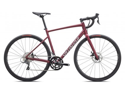 SPECIALIZED Allez E5 Disc Satin Maroon/Silver Dust/Flo Red (Veľkosť rámu 61cm)