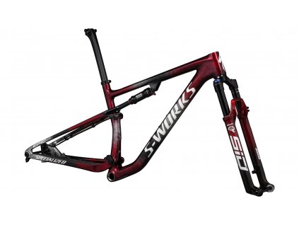 SPECIALIZED S-Works Epic Frameset Gloss Red Tint/Black Tint/Flake Silver/Granite (Veľkosť rámu XL)