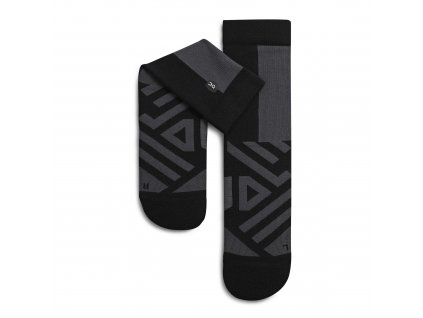 ON RUNNING Performance High Sock Men's Black/Shadow