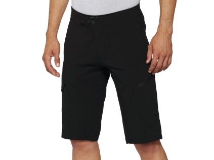 100% Ridecamp Shorts W/ Liner Black