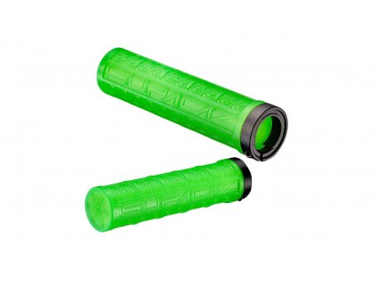 SUPACAZ Grizips Grip Neon Green