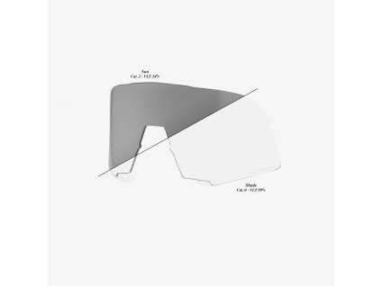 47788 1 100 s3 replacement lens photochromic clear smoke