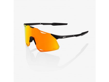 100% HYPERCRAFT - Matte Black - HiPER Red Multilayer Mirror Lens  Športové cyklistické okuliare