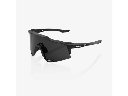 100% SPEEDCRAFT - Soft Tact Black - Smoke Lens  Športové cyklistické okuliare