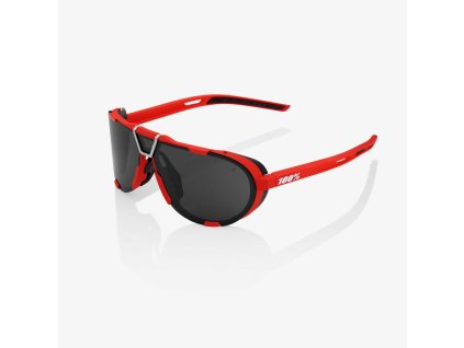 48733 100 westcraft soft tact red black mirror lens