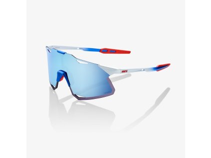 48766 100 hypercraft totalenergies team matte white metallic blue hiper blue multilayer mirror lens