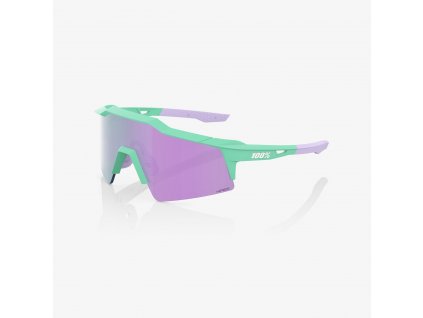 100% SPEEDCRAFT SL - Soft Tact Mint - HiPER Lavender Mirror Lens  Športové cyklistické okuliare