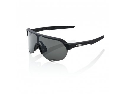 100% S2 - Soft Tact Black - Smoke Lens  Športové cyklistické okuliare