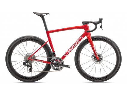 SPECIALIZED S-Works Tarmac SL8 - SRAM Red eTap AXS Gloss Red Sky/Fiery Red Strata/Satin White  Cestný bicykel