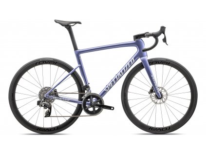 SPECIALIZED Tarmac SL8 Expert Satin Powder Indigo Tint Over Silver Dust/White  Cestný bicykel