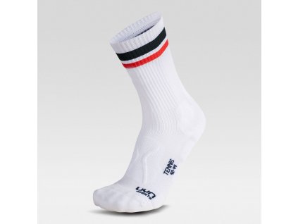 UYN Tennis Socks Unisex W040 White/Black/Red