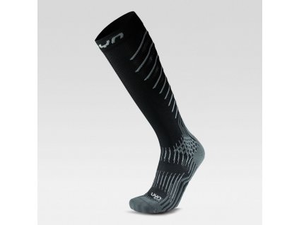 UYN Man Run Compression Onepiece 0.0 Socks Black/Grey