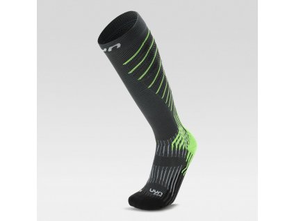 UYN Man Run Compression Onepiece 0.0 Socks Grey/Lime