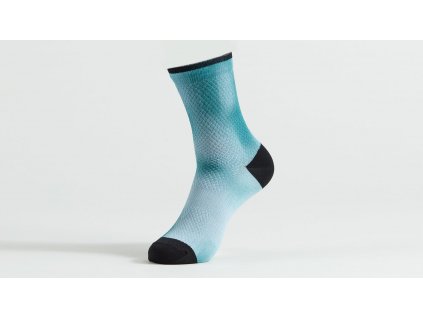 SPECIALIZED Soft Air Mid Socks Tropical Teal Distortion