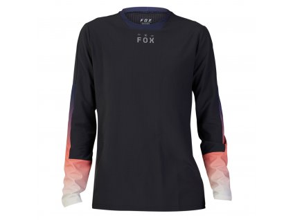 FOX Defend Thermal Jersey Lunar Black  Cyklistický dres s dlhým rukávom