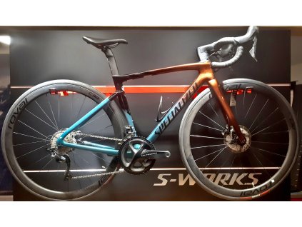 SPECIALIZED Tarmac SL7 Expert Ultra Turquoise/Red Gold Pearl/Black  Cestný bicykel