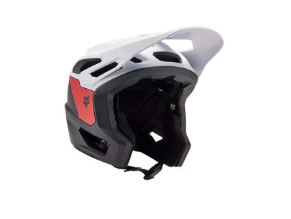 FOX Dropframe Pro Helmet Black/White  Enduro prilba