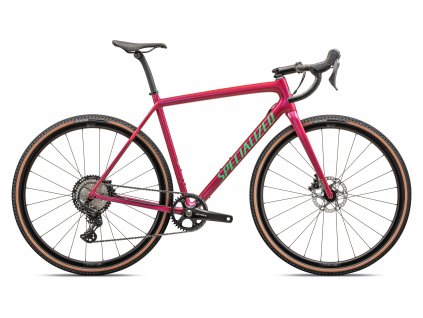 SPECIALIZED Crux Comp Gloss Vivid Pink/Electric Green (Veľkosť: 61cm)