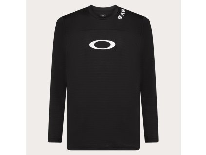 OAKLEY Free Ride RC LS Jersey Blackout  Cyklistický dres s dlhým rukávom