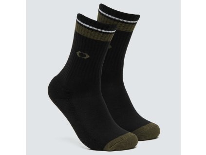 OAKLEY Essential Socks (3 Pcs) Blackout  Cyklistické ponožky